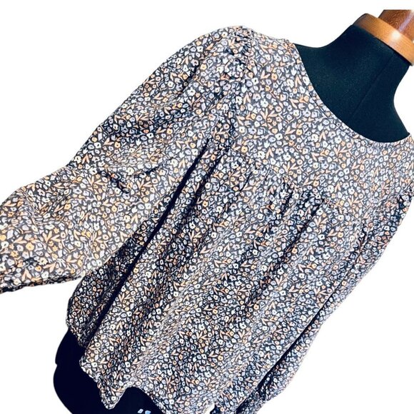 Universal Threads Purple Peasant Blouse XL - Picture 2 of 10